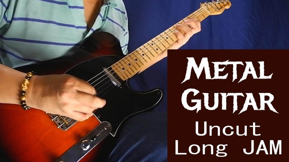 Metal Guitar Improvisation Exercise - Long Guitar Stamina Jam - Watch Me Practice Guitar Uncut No. 1