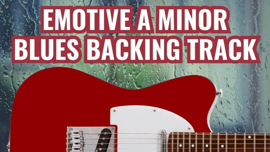Emotive Blues Backing Track in A Minor
